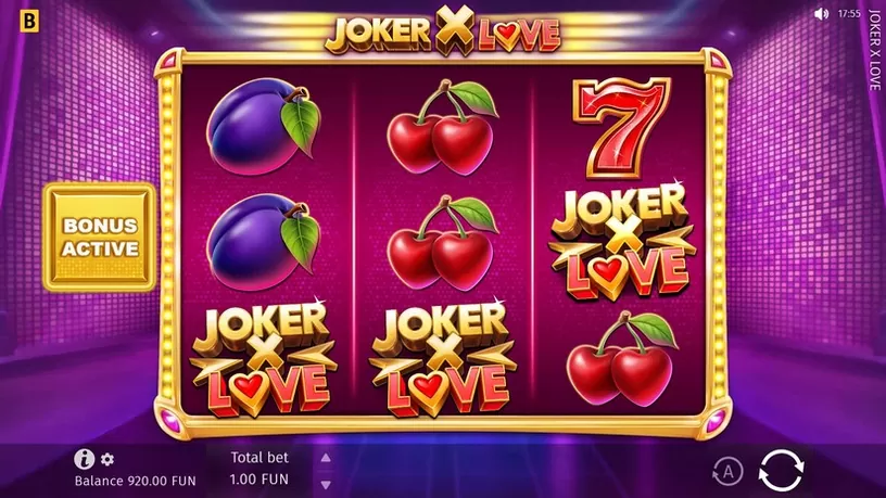 Joker X Love slot screenshot 2