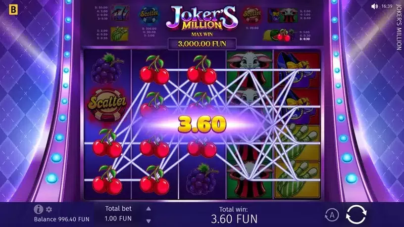 Joker’s Million slot screenshot 3