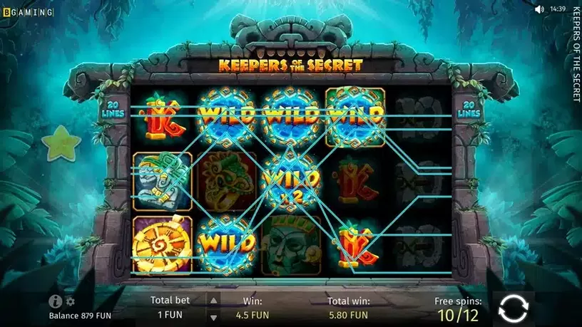 Keepers of the Secret slot screenshot 5