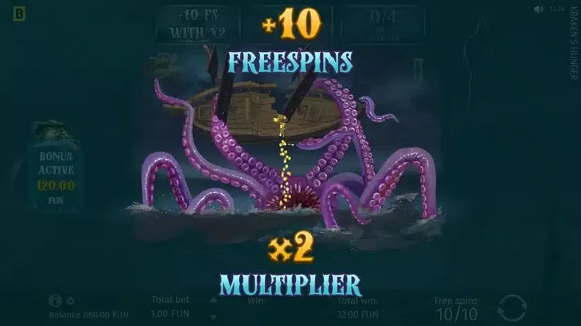 Kraken’s Hunger slot screenshot 5