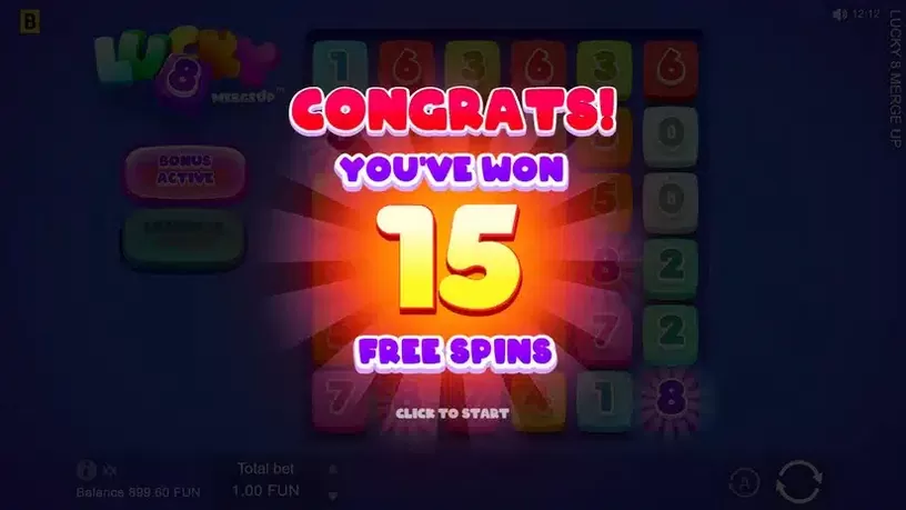 Lucky 8 Merge Up slot screenshot 3