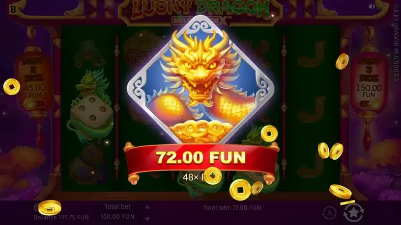 Lucky Dragon Multidice X slot screenshot 4