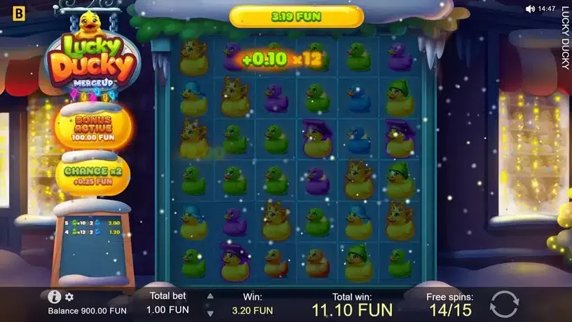 Lucky Ducky X-mas slot screenshot 5