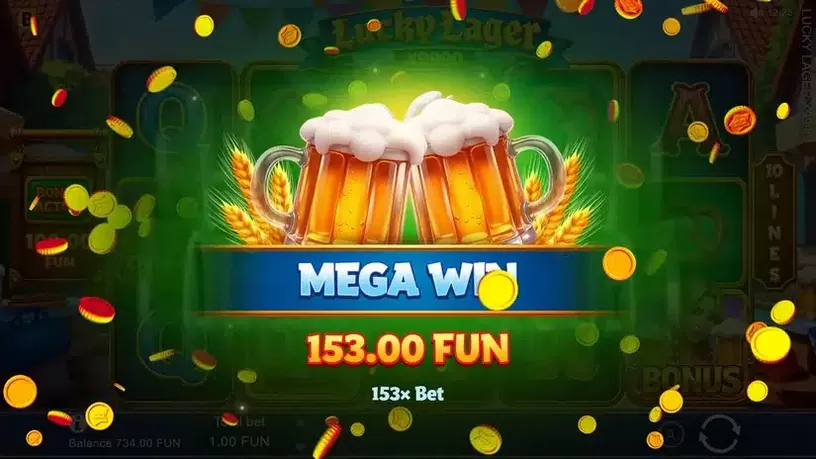 Lucky Lager x9990 slot screenshot 6
