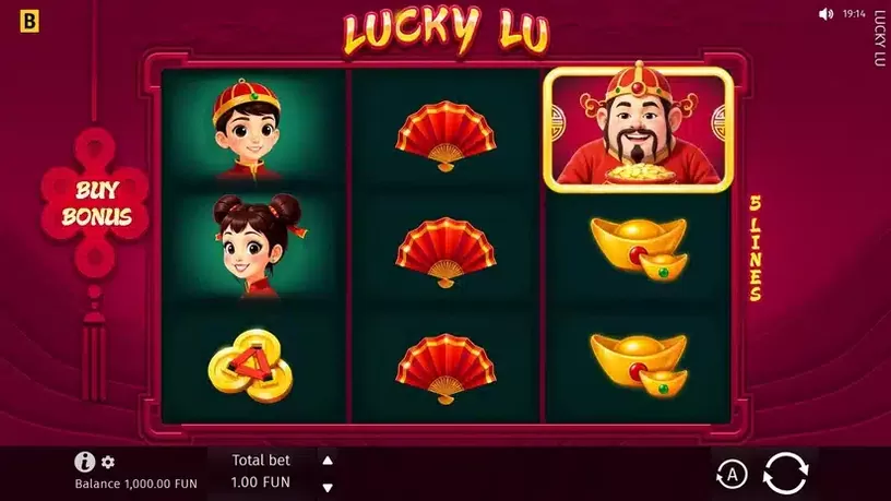 Lucky Lu slot screenshot 1