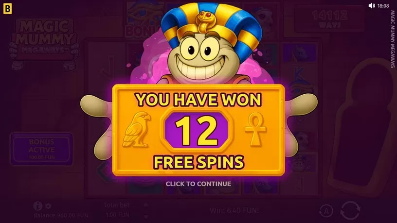 Magic Mummy MEGAWAYS slot screenshot 3