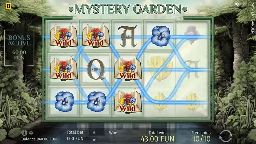 Mystery Garden slot screenshot 5