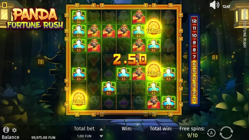 Panda Fortune Rush slot screenshot 3