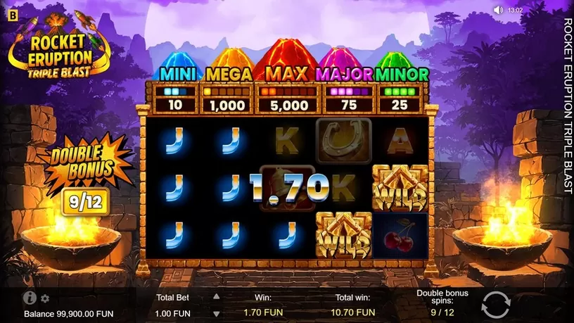 Rocket Eruption: Triple Blast slot screenshot 5