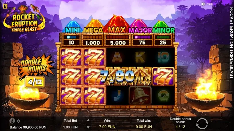 Rocket Eruption: Triple Blast slot screenshot 4