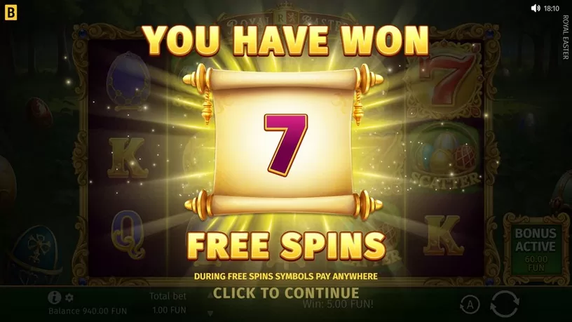 Royal Easter slot screenshot 3