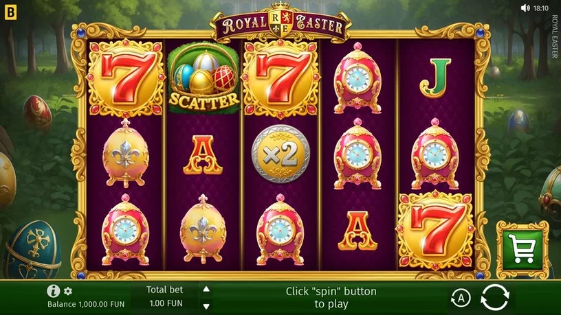 Royal Easter slot screenshot 1