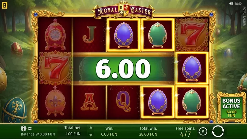 Royal Easter slot screenshot 5