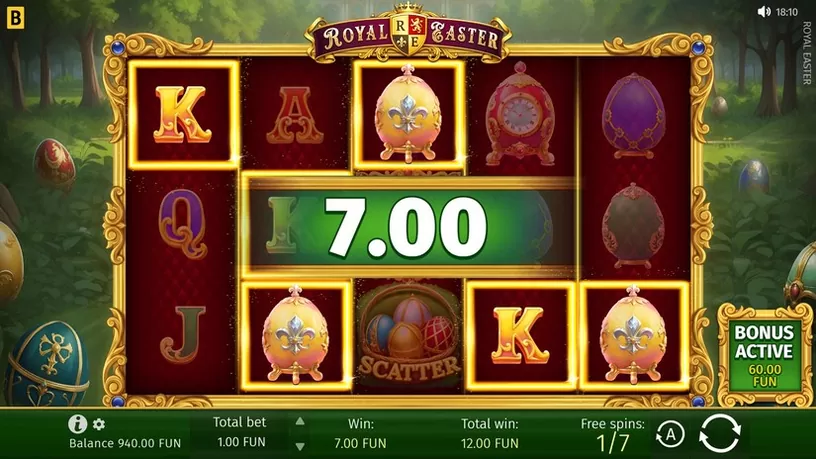 Royal Easter slot screenshot 4
