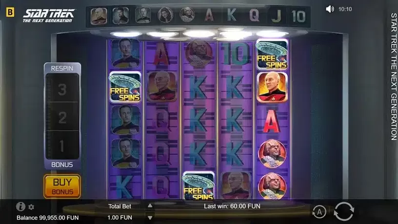 Star Trek The Next Generation slot screenshot 5