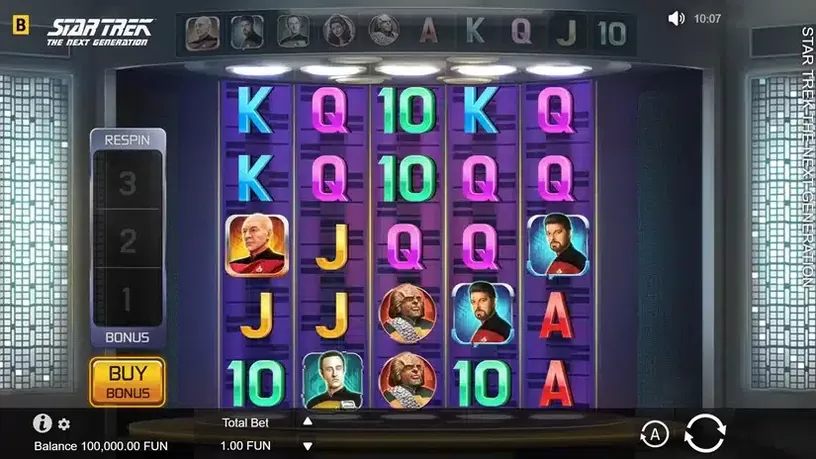 Star Trek The Next Generation slot screenshot 1