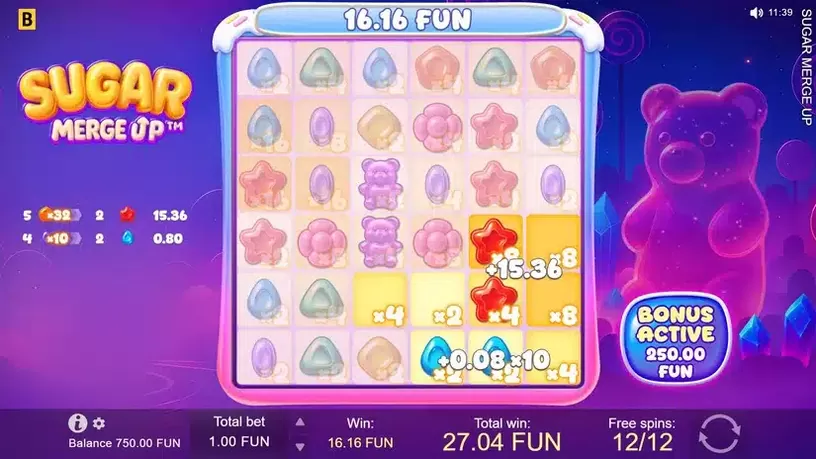 Sugar Merge Up slot screenshot 5