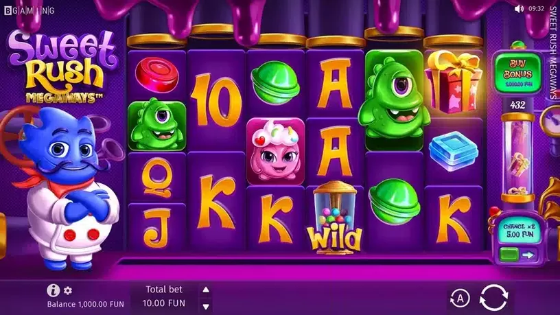 Sweet Rush MEGAWAYS slot screenshot 1