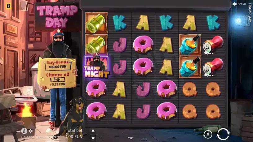 Tramp Day slot screenshot 1