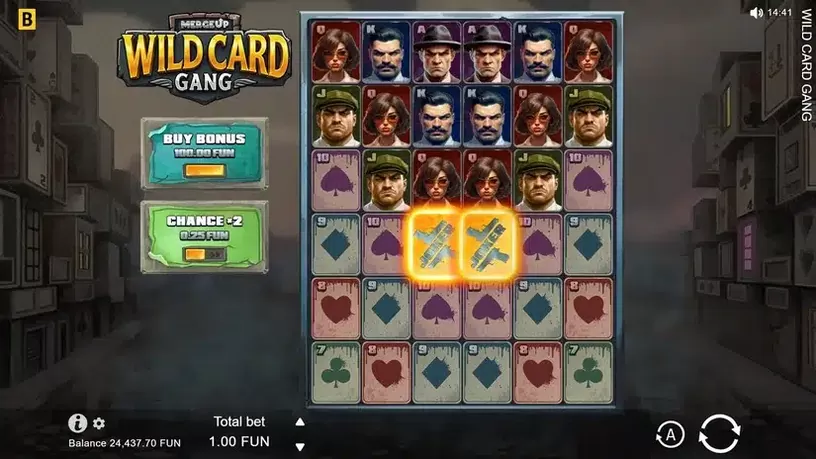 Wild Card Gang slot screenshot 1