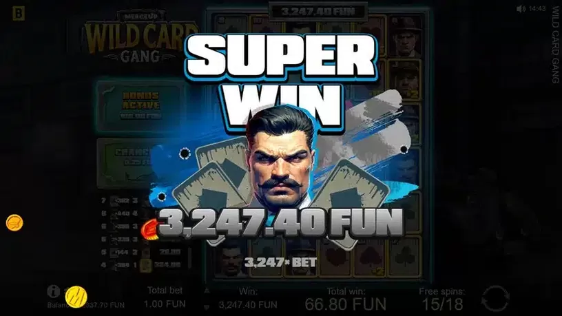 Wild Card Gang slot screenshot 6