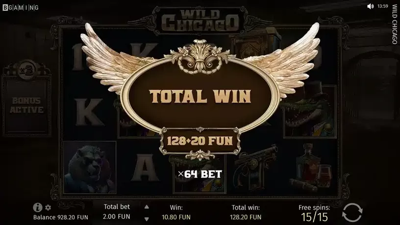 Wild Chicago slot screenshot 5
