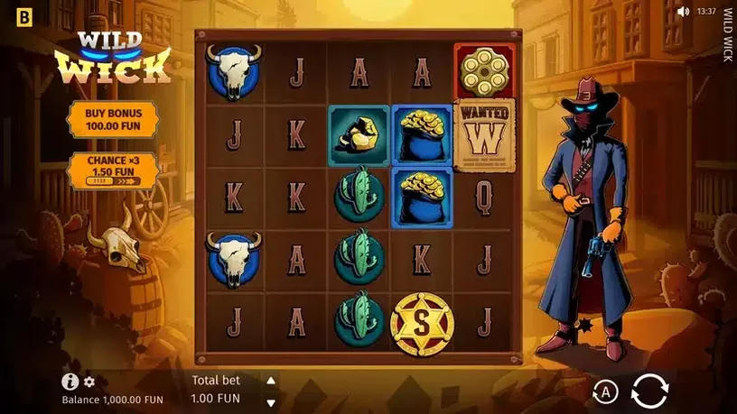 Wild Wick slot screenshot 1