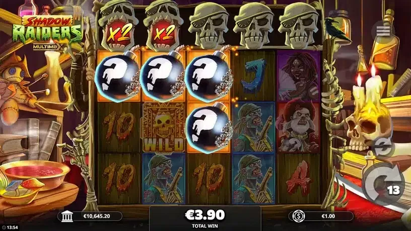 Shadow Raiders MultiMax slot screenshot 5