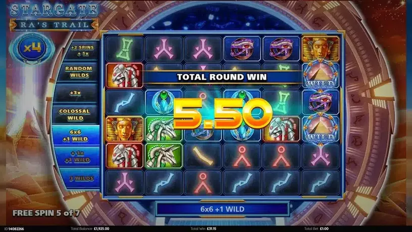 Stargate Ra’s Trail slot screenshot 5
