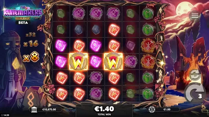 The Runemakers DoubleMax slot screenshot 5