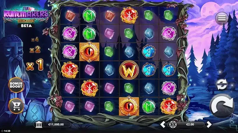 The Runemakers DoubleMax slot screenshot 1