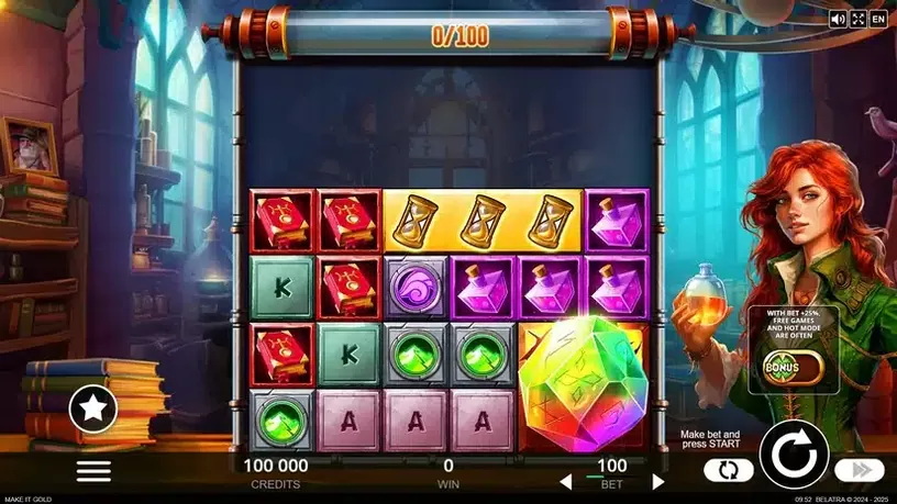 Make It Gold slot screenshot 1