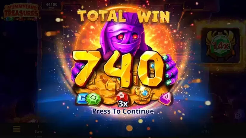 Mummyland Treasures slot screenshot 6