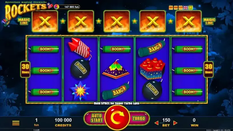Rockets slot screenshot 1