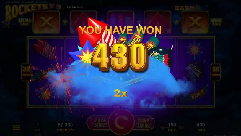Rockets slot screenshot 5