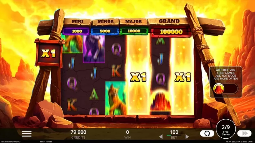 Big Wild Buffalo 2 slot screenshot 4