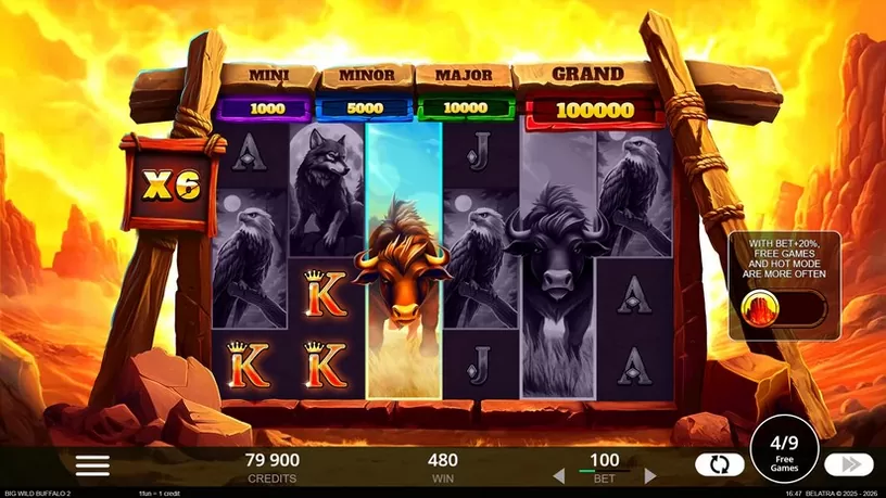 Big Wild Buffalo 2 slot screenshot 5