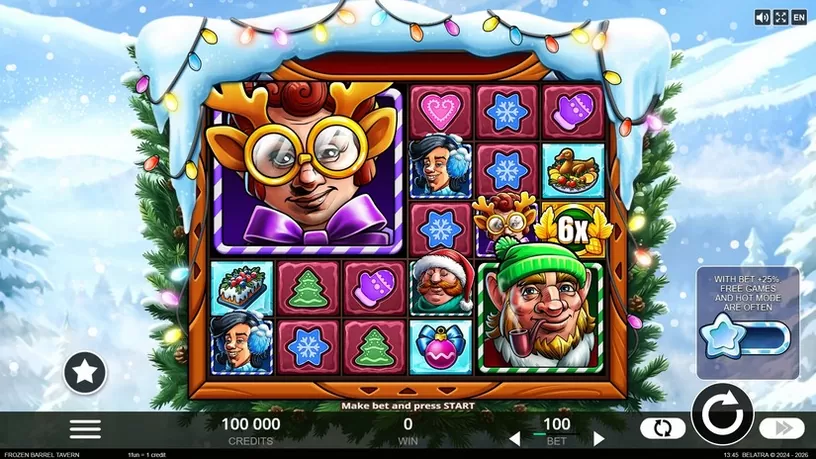 Frozen Barrel Tavern slot screenshot 1