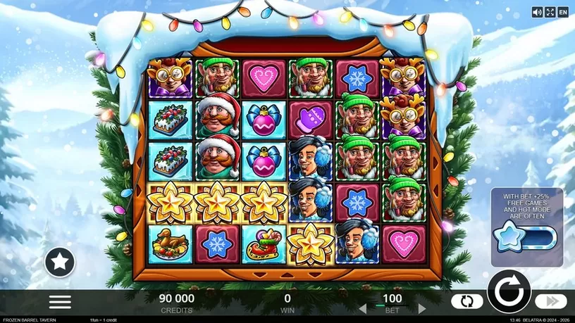 Frozen Barrel Tavern slot screenshot 2
