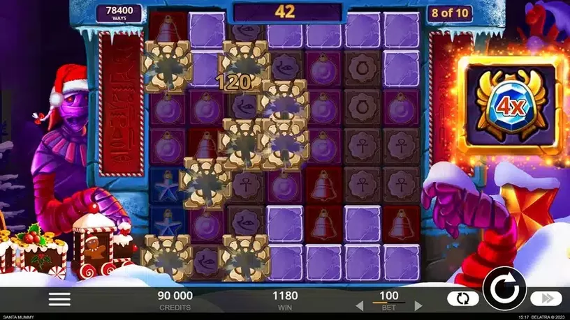 Santa Mummy slot screenshot 6
