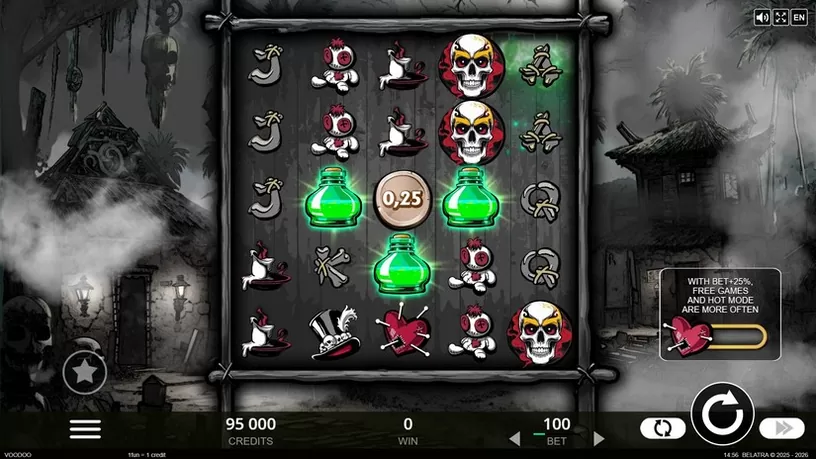 Voodoo Coins slot screenshot 2