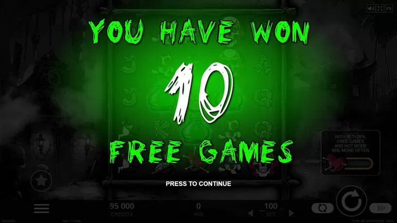 Voodoo Coins slot screenshot 3