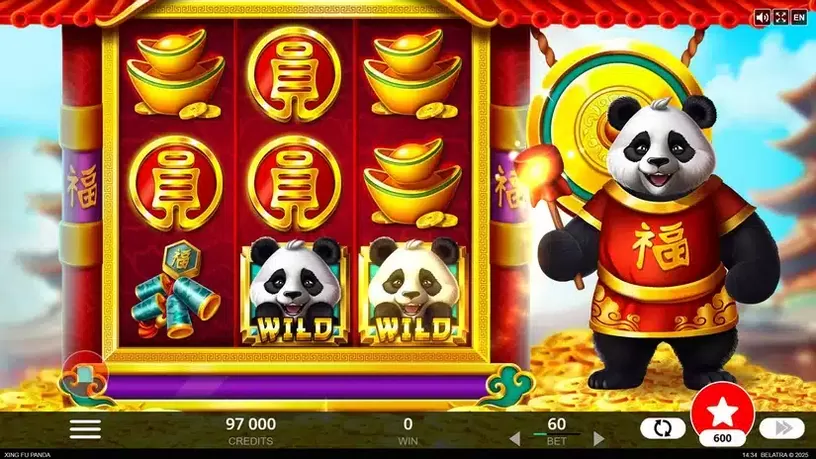 Xing Fu Panda slot screenshot 2