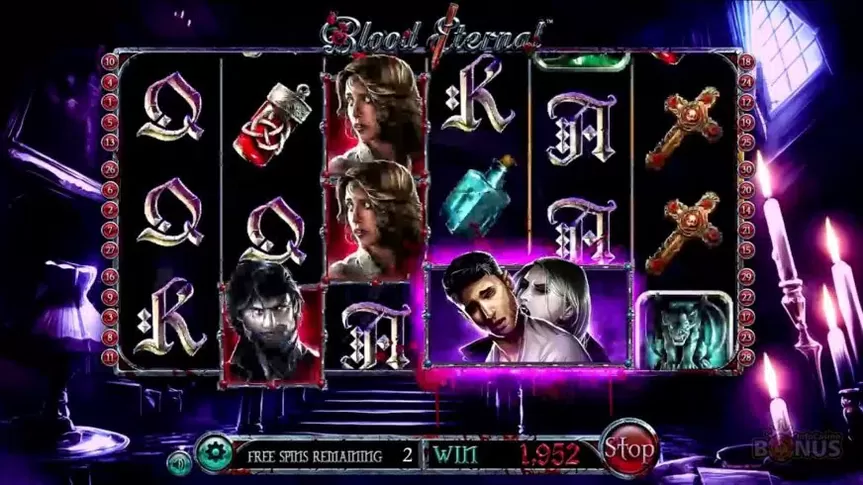 Blood Eternal slot screenshot 1