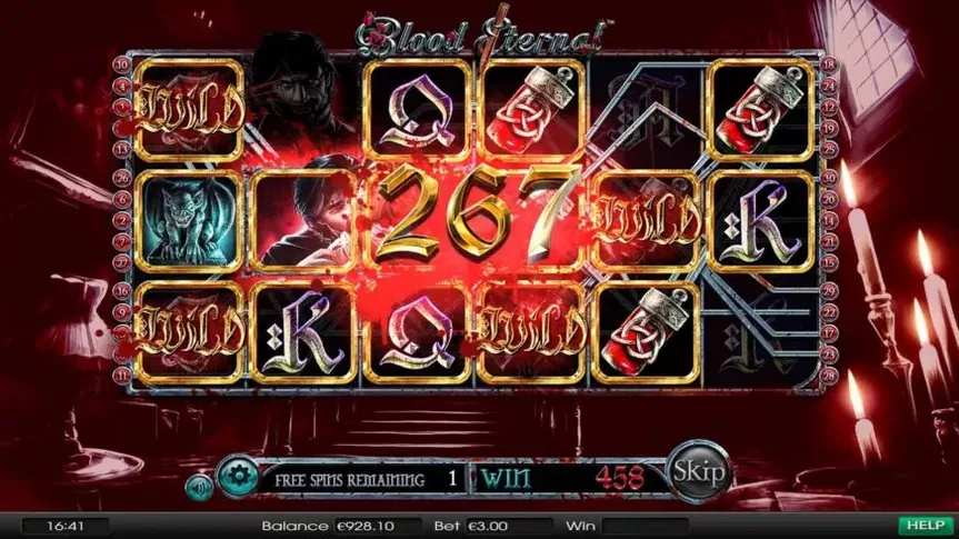 Blood Eternal slot screenshot 2