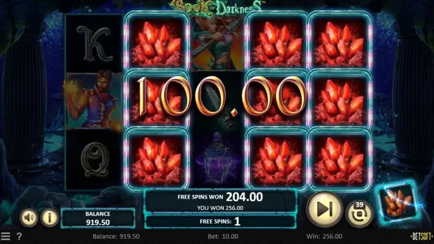 Book of Darkness slot screenshot 5
