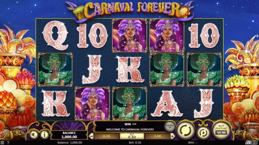 Carnaval Forever slot screenshot 1