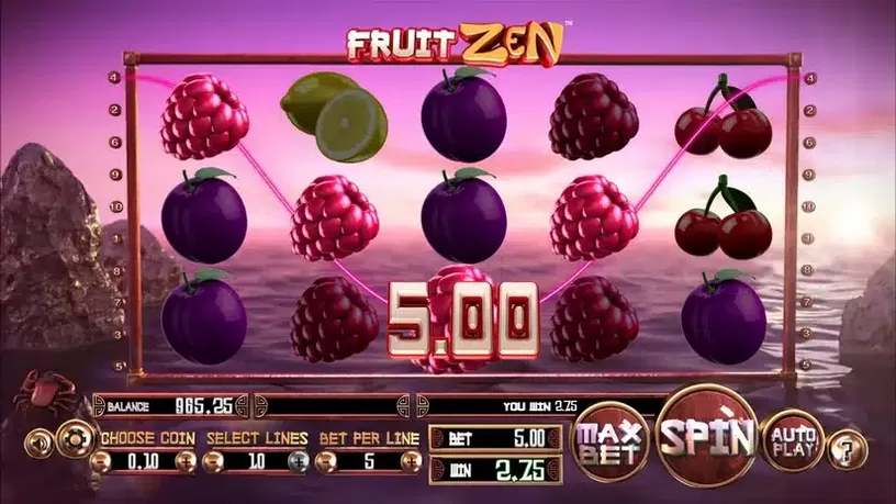 Fruit Zen slot screenshot 4