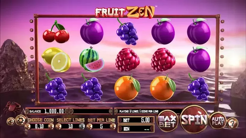 Fruit Zen slot screenshot 1