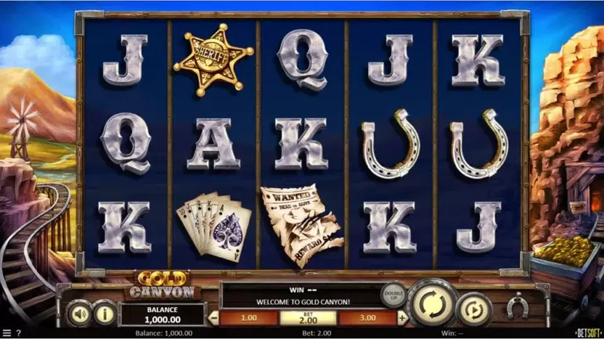 Gold Canyon slot screenshot 1